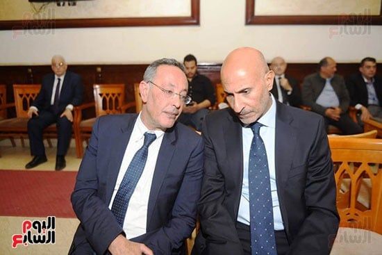 وزير الخارجية ودبلوماسيون وحسام زكي يقدمون العزاء لأسرة السفير حازم فهمى.. صور