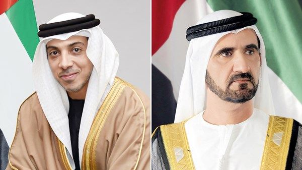 محمد بن راشد ومنصور بن زايد يهنئان رئيس وزراء الجمهورية اليمنية الجديد