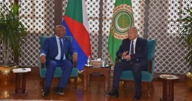 أبو الغيط يستقبل رئيس جمهورية القُمر المتحدة عثمان غزالى