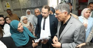 محافظ الجيزة يتفقد فرع التأمين الصحى بمدينة 6 أكتوبر لمتابعة الخدمات المقدمة للمواطنين
