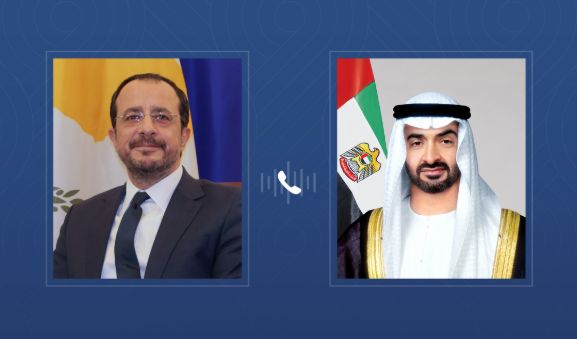 الامارات | رئيس الدولة يتلقى اتصالاً هاتفياً من الرئيس القبرصي