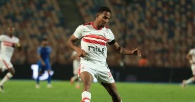 سيف الجزيرى يسجل هدف التقدم للزمالك ضد البنك الأهلى فى الدقيقة 91