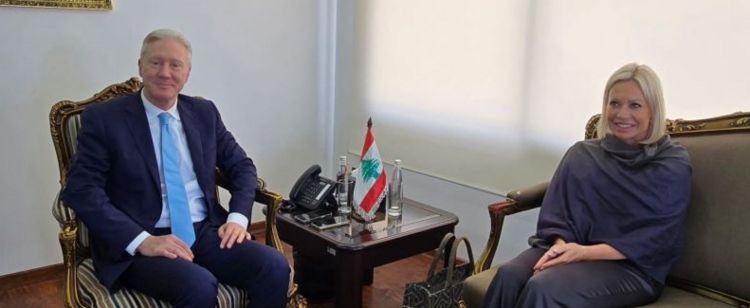 رجي بحث مع بلاسخارت بالمساعي لدفع إسرائيل لوقف اعتداءاتها وإنهاء احتلالها لأراض لبنانية