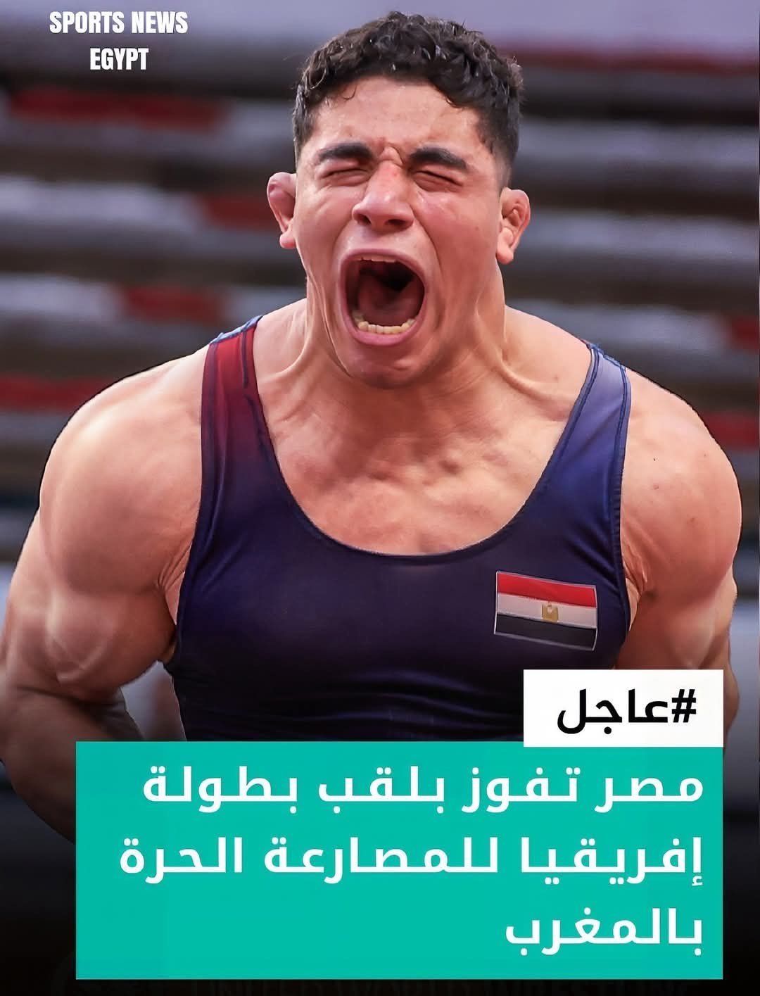 فوز طالب بجامعة حلوان الأهلية بذهبية بطولة إفريقيا للمصارعة الحرة