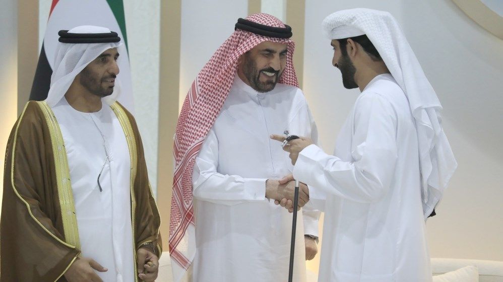 طالب بن صقر يحضر حفل زفاف أحمد سعيد بن دري الفلاحي
