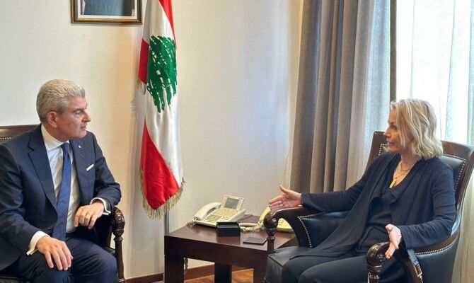 سفيرة استونيا زارت وزير الصناعة: مستعدون لنقل خبراتنا لدعم لبنان في تطوير الحكومة الالكترونية