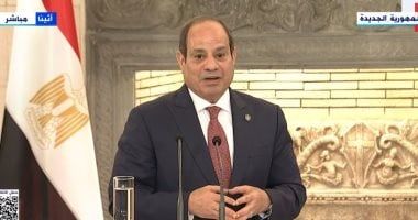 الرئيس السيسى: لن ننسى دور اليونان فى نقل وجهة نظر مصر لأوروبا بعد أحداث 2011