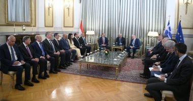 الرئيس السيسى ورئيس وزراء اليونان يوقعان إعلان الشراكة الاستراتيجية بين البلدين