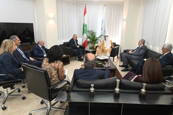جابر بحث مع جونسون في الانتهاكات الاسرائيلية وتبلغ من المدير الإقليمي لـIFC آليات مساعدة لبنان