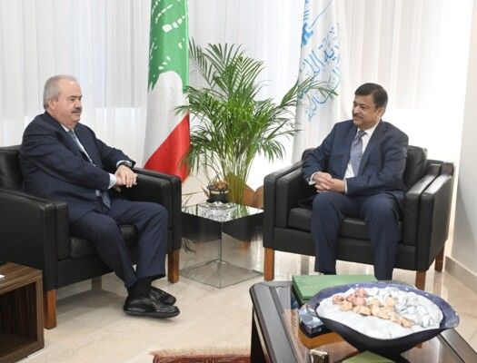 جابر بحث مع جونسون في الانتهاكات الاسرائيلية وتبلغ من المدير الإقليمي لـIFC آليات مساعدة لبنان