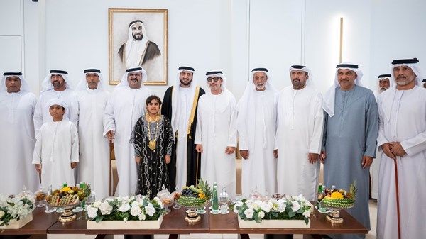 هزاع بن زايد يحضر حفل استقبال بمناسبة زفاف سعيد راشد سعيد النعيمي