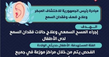 الكشف والعلاج مجانًا.. تفاصيل مبادرة رئيس الجمهورية لفحص سمع الأطفال