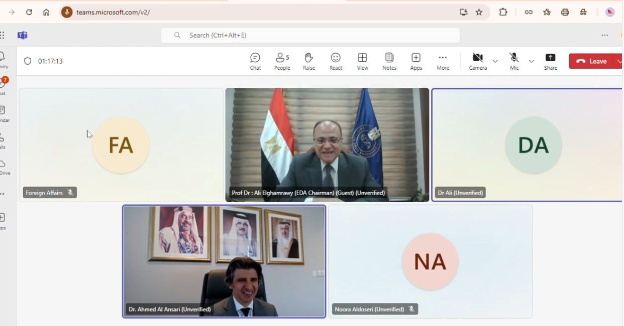 رئيس هيئة الدواء يجتمع مع رئيس الهيئة الوطنية لتنظيم المهن والخدمات الصحية بالبحرين