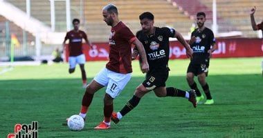 سيف الجزيرى يضيف الهدف الثانى للزمالك أمام سيراميكا (2-1).. صور