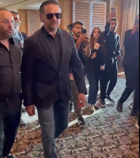 اليسا وراغب علامة وفارس كرم فى عزاء وليد مصطفى فى لبنان