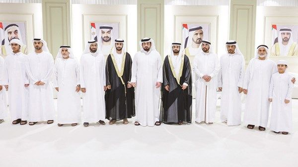 أحمد بن محمد يحضر أفراح المنصوري والمهيري
