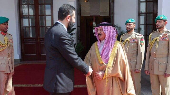 الرئاسة السورية: الشرع بحث مع ملك البحرين في تعزيز التعاون الثنائي