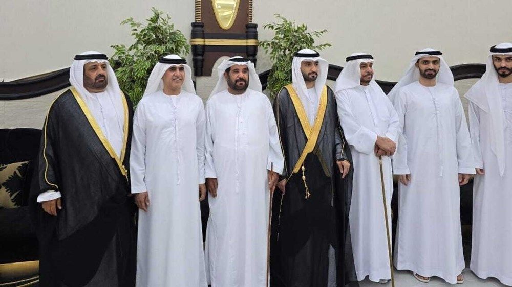 سالم بن سلطان القاسمي يحضر حفل زفاف عبدالرحمن بن جراح الطنيجي
