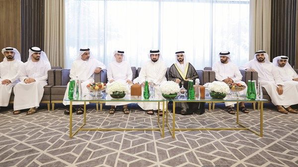 أحمد بن محمد يحضر أفراح الهاجري والريس