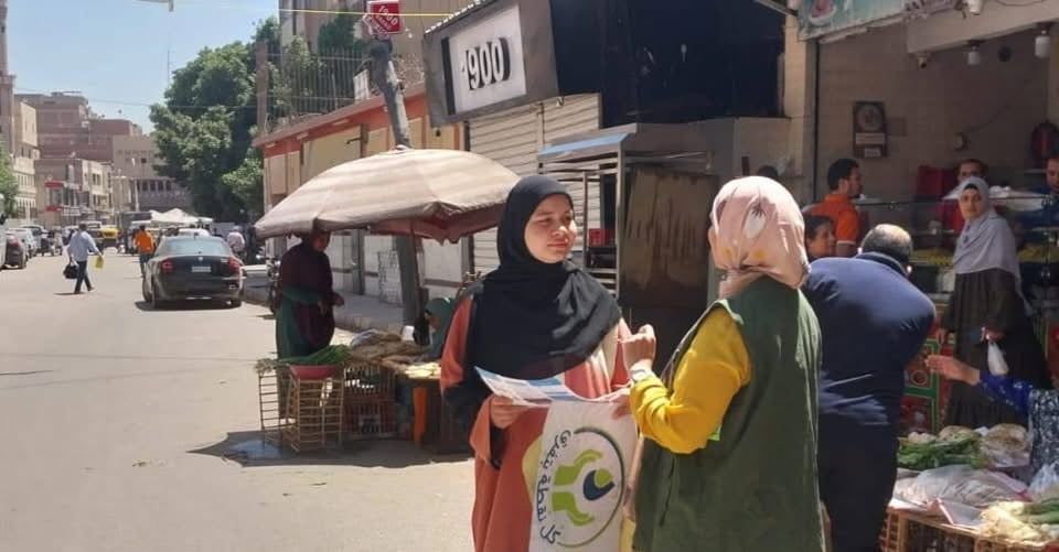 شركة مياه الشرب بالجيزة تنظم حملات بالأحياء والمراكز لتعزيز الوعى المائى