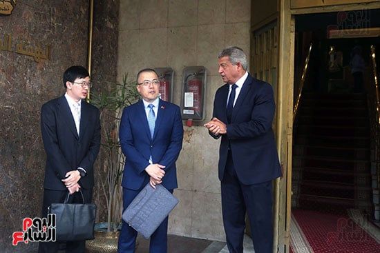 جلسة مباحثات للأعلى للاعلام مع رئيس الهيئة الوطنية للتلفزيون الصينى