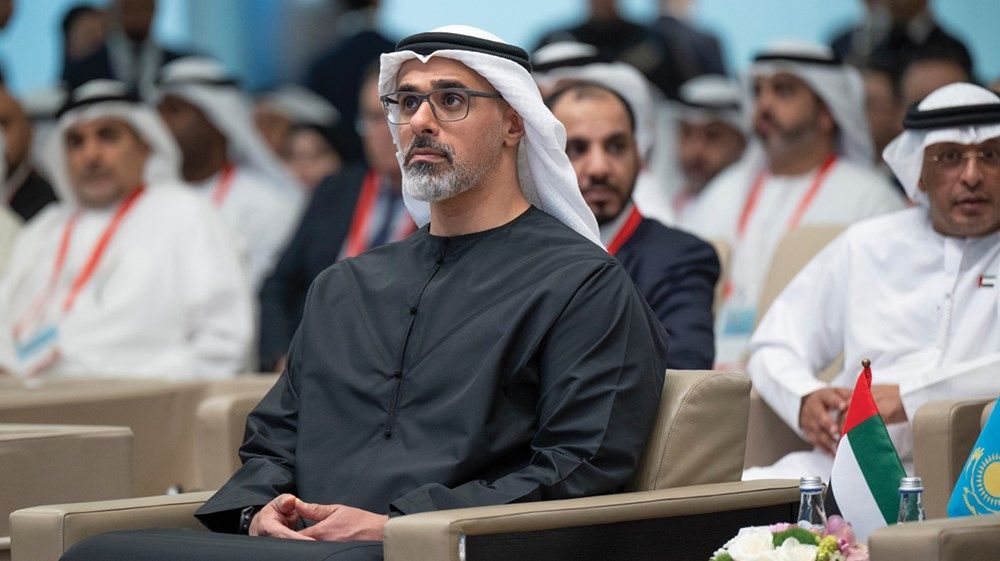 حضرا تبادل اتفاقيات ومذكرات تفاهم بين البلدين.. ولي عهد أبوظبي ورئيس كازاخستان يزوران مركز أستانا المالي الدولي