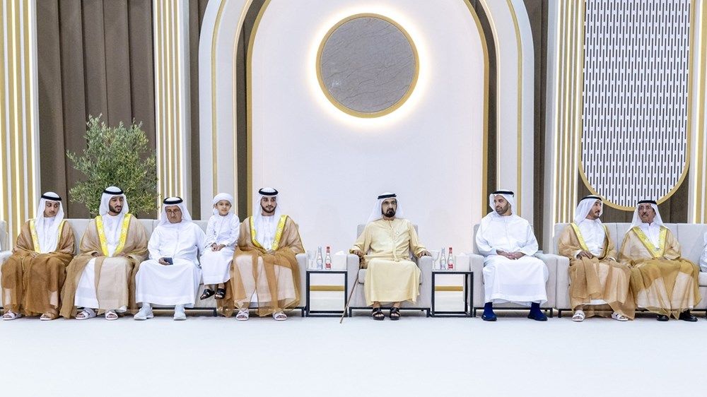 محمد بن راشد يحضر أفراح آل مكتوم