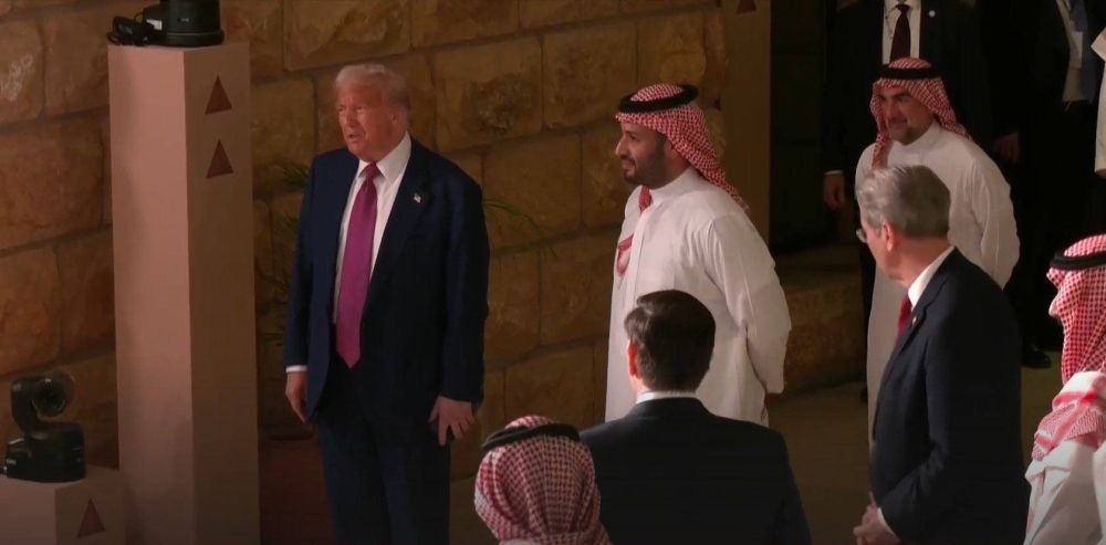 ولي العهد يستقبل الرئيس ترمب في الدرعية