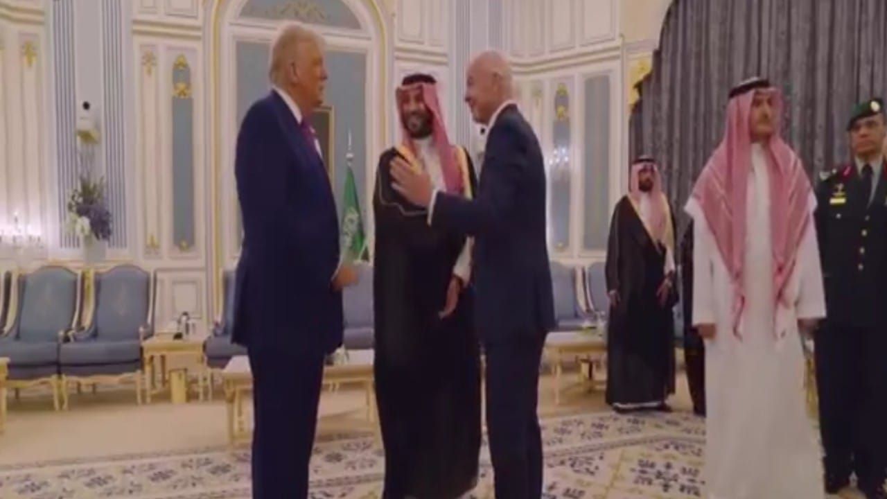 سمو ولي العهد في أحاديث جانبية مع ترامب وإنفانتينو.. فيديو