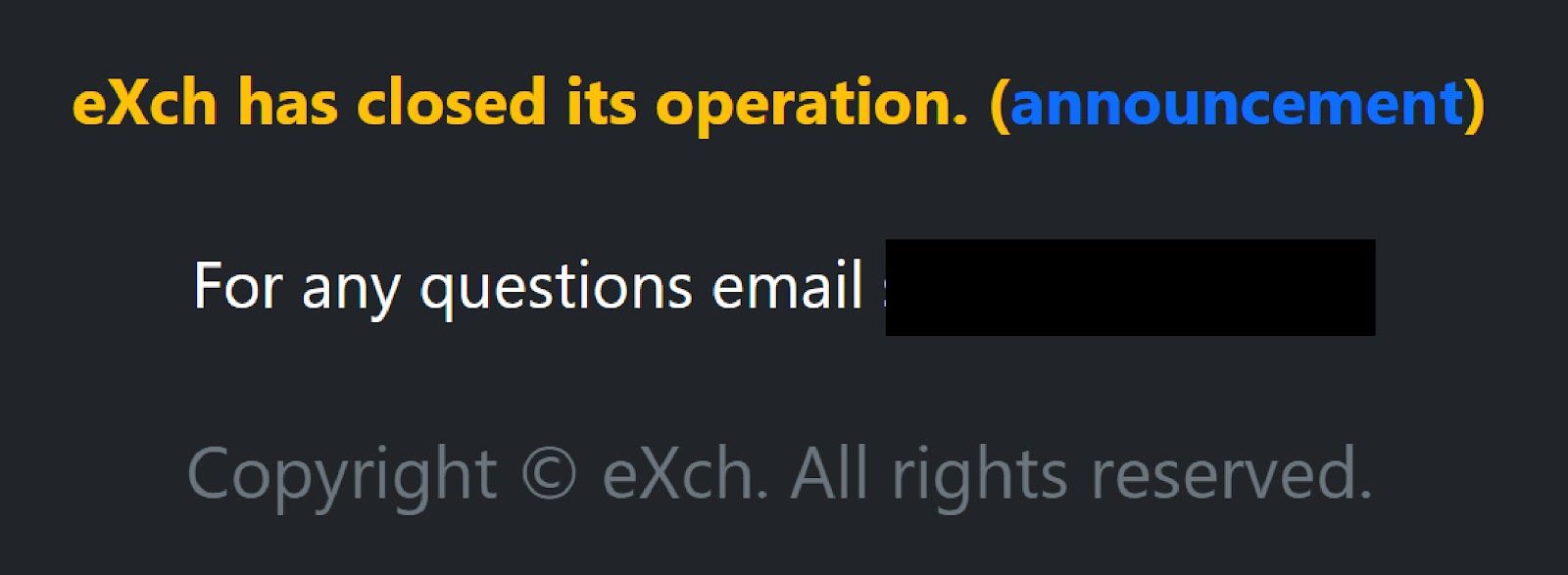 عودة غامضة لمنصة eXch بعد إغلاقها إثر اختراق Bybit .. هل انتهت القصة حقًا؟