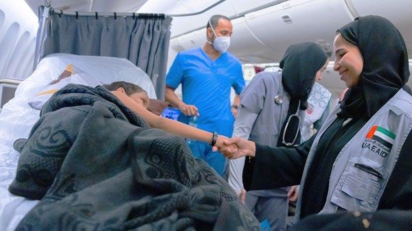الإمارات تنفذ إخلاء طبيا عاجلا لـ 188 من المرضى ومرافقيهم من غزة