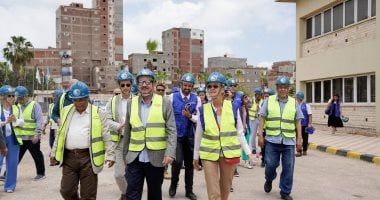 سفيرة الاتحاد الأوروبى تتفقد محطة معالجة مياه الصرف الصحى بالإسكندرية غرب