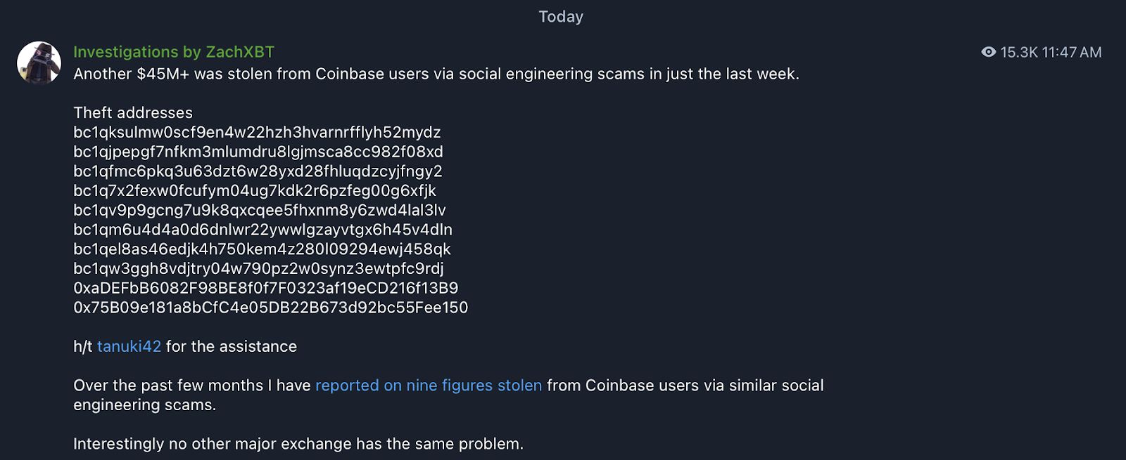 منصة Coinbase تواجه فاتورة بقيمة 400 مليون دولار بعد هجوم تصيّد داخلي