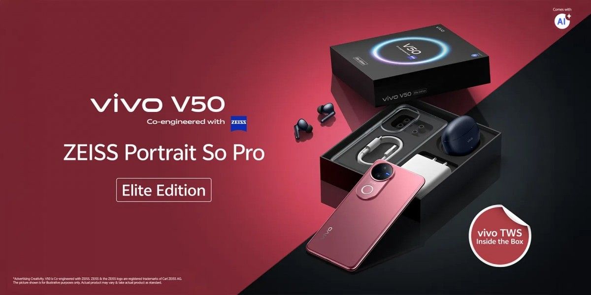 تكنولوجيا: إطلاق هاتف vivo V50 Elite Edition مع سماعات TWS 3e ضمن الباقة