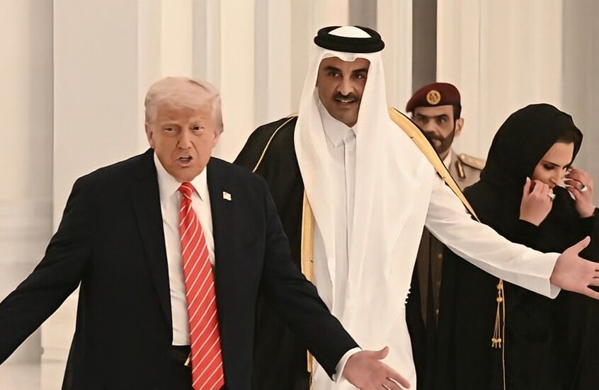 الخليج اليوم .. قطر.. قصر لوسيل يسرق قلب ترامب في ثوان! (فيديو)