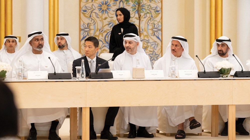 ولي عهد أبوظبي والرئيس الأميركي يشهدان حوار الأعمال الإماراتي الأميركي
