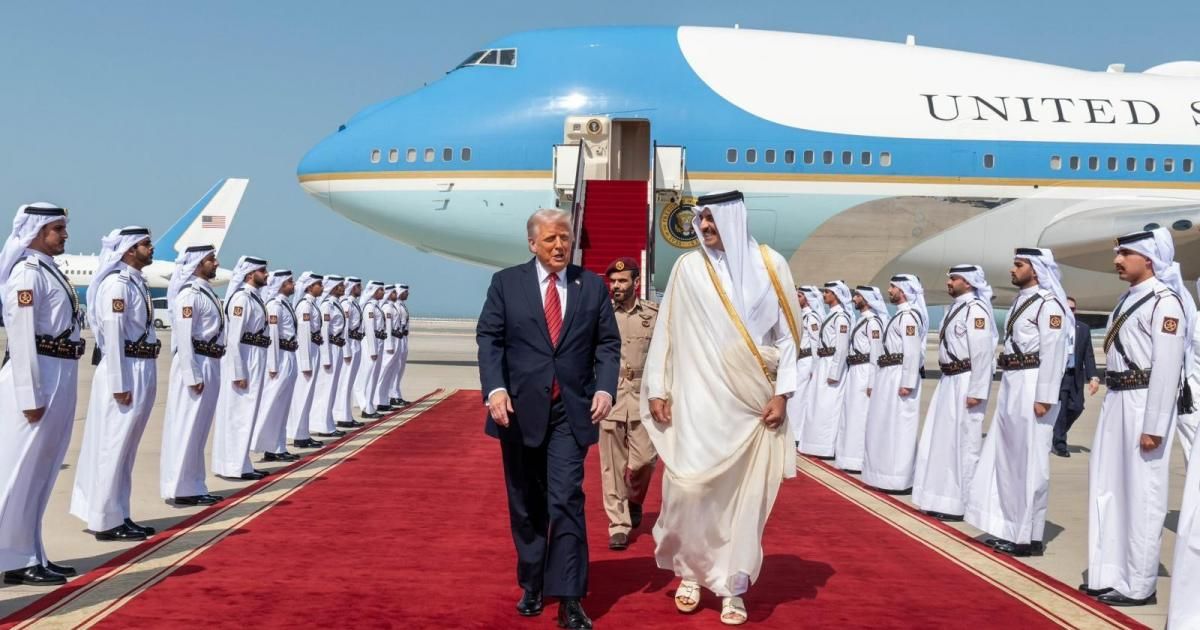 ترامب من قطر: لدينا بعض الأخبار الجيدة اليوم وربما غدا