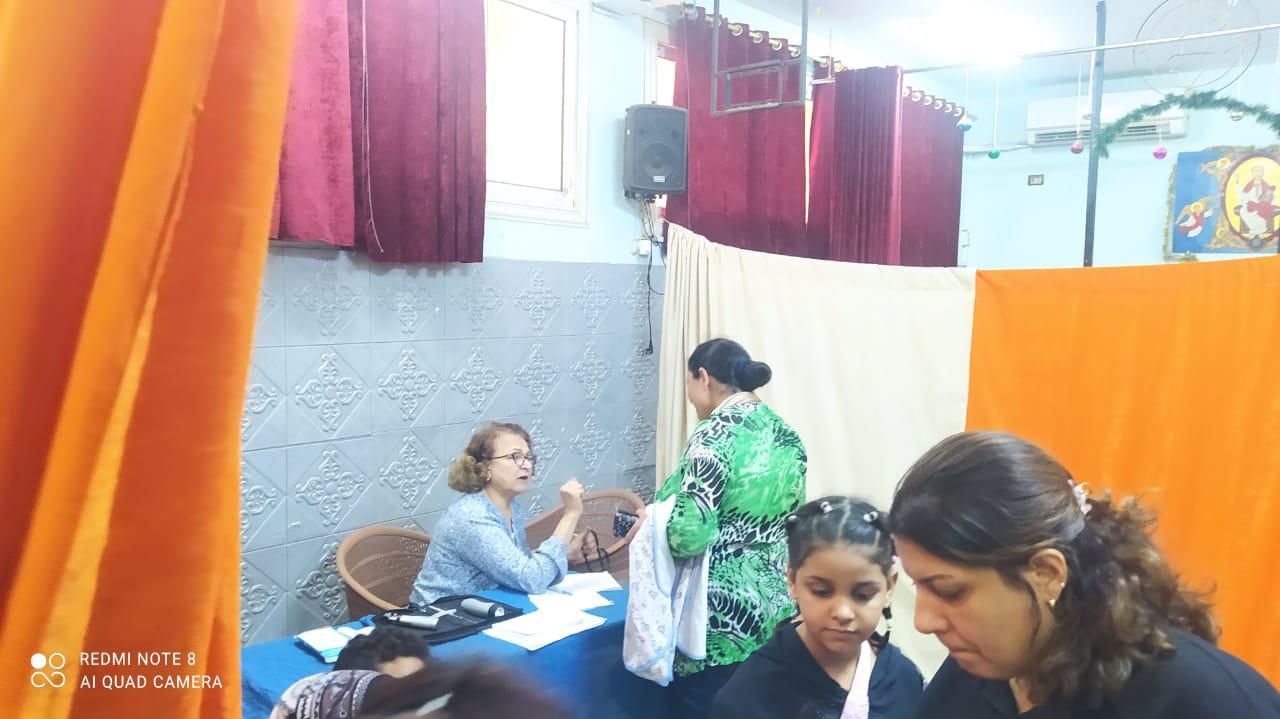 لجنة المرأة بمجلس كنائس مصر تنظم قافلة طبية لخدمة المجتمع
