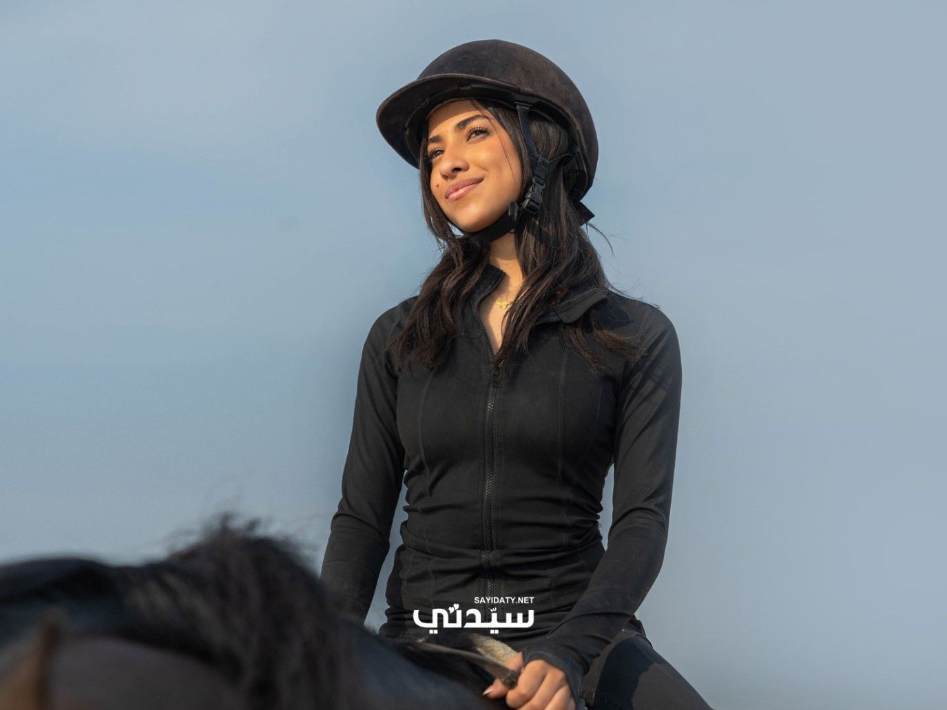 الممثلة المصرية وعاشقة الفروسية جيسيكا حسام الدين: الخيل علمني القوة وأهداني الحرية