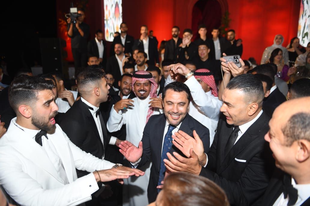 الحضرى والصقر ونجوم الرياضة والإعلام في حفل زفاف كريمة أحمد سليمان.. صور