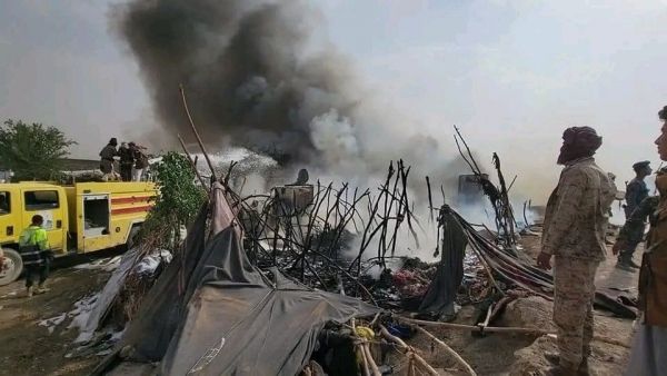 الأمم المتحدة: 40% من مواقع النازحين باليمن معرضة لخطر الحرائق والفيضانات