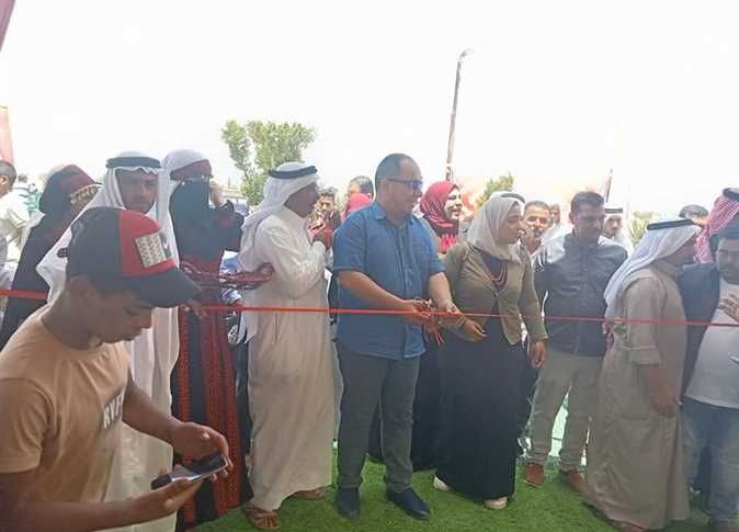 افتتاح معرض «منتجنا من أرضنا» للمشغولات السيناوية بالشيخ زويد