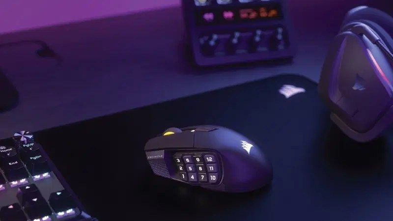 تكنولوجيا: دعم Stream Deck في فأرة CORSAIR الجديدة SCIMITAR ELITE اللاسلكية #Computex2025