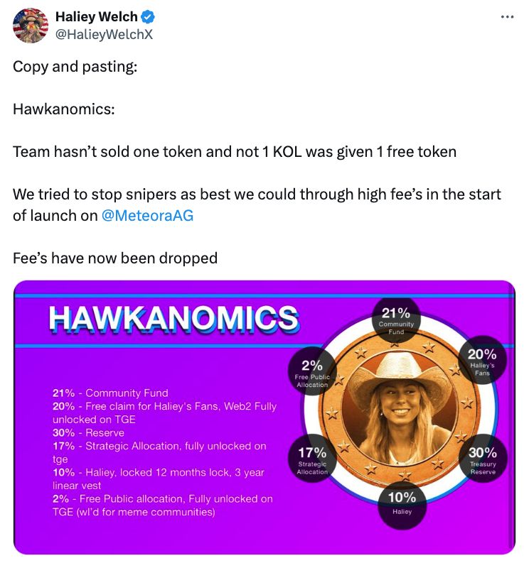 “فتاة Hawk Tuah” هايلي ويلش تكشف أن مكتب التحقيقات الفيدرالي حقق معها بسبب فضيحة الميم كوين