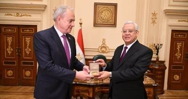 رئيس مجلس النواب يلتقي رئيس الجمعية الوطنية فى بيلاروسيا