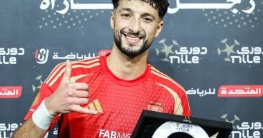 وسام أبو علي أفضل لاعب فى مباراة الأهلي وفاركو بـ"سوبر هاتريك"