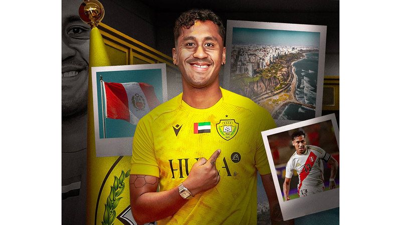 الامارات | الوصل يتعاقد مع اللاعب البيروفي تابيا من ليغانيس الإسباني