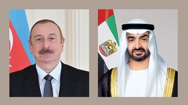 رئيس الدولة يتلقى اتصالاً هاتفياً من رئيس أذربيجان