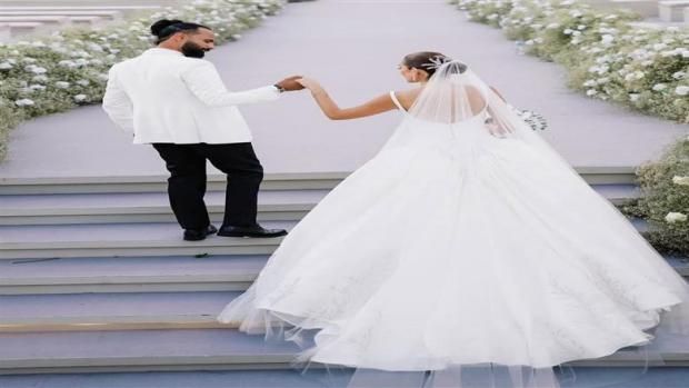الصور الأولى من حفل زفاف أمينة خليل على المصور أحمد زعتر