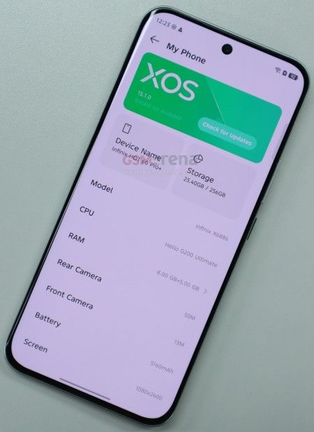 تكنولوجيا: Infinix Hot 60 Pro+ يتفوق ببطارية أكبر وجسم أخف من Galaxy S25 Edge